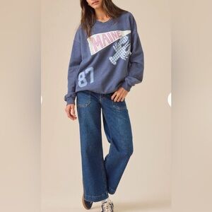 Altar'd State Dark Blue Flare Jeans